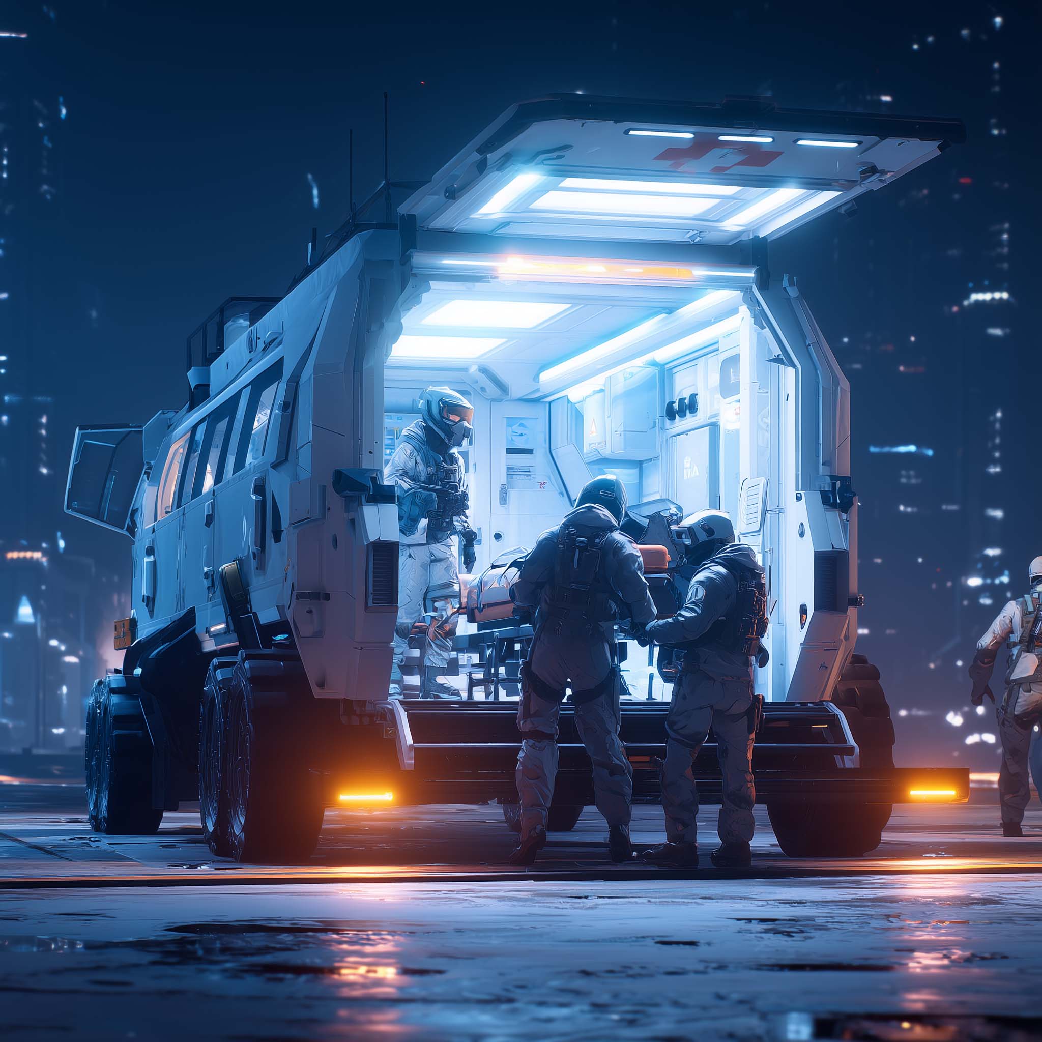 Medizinische und logistische Hilfe